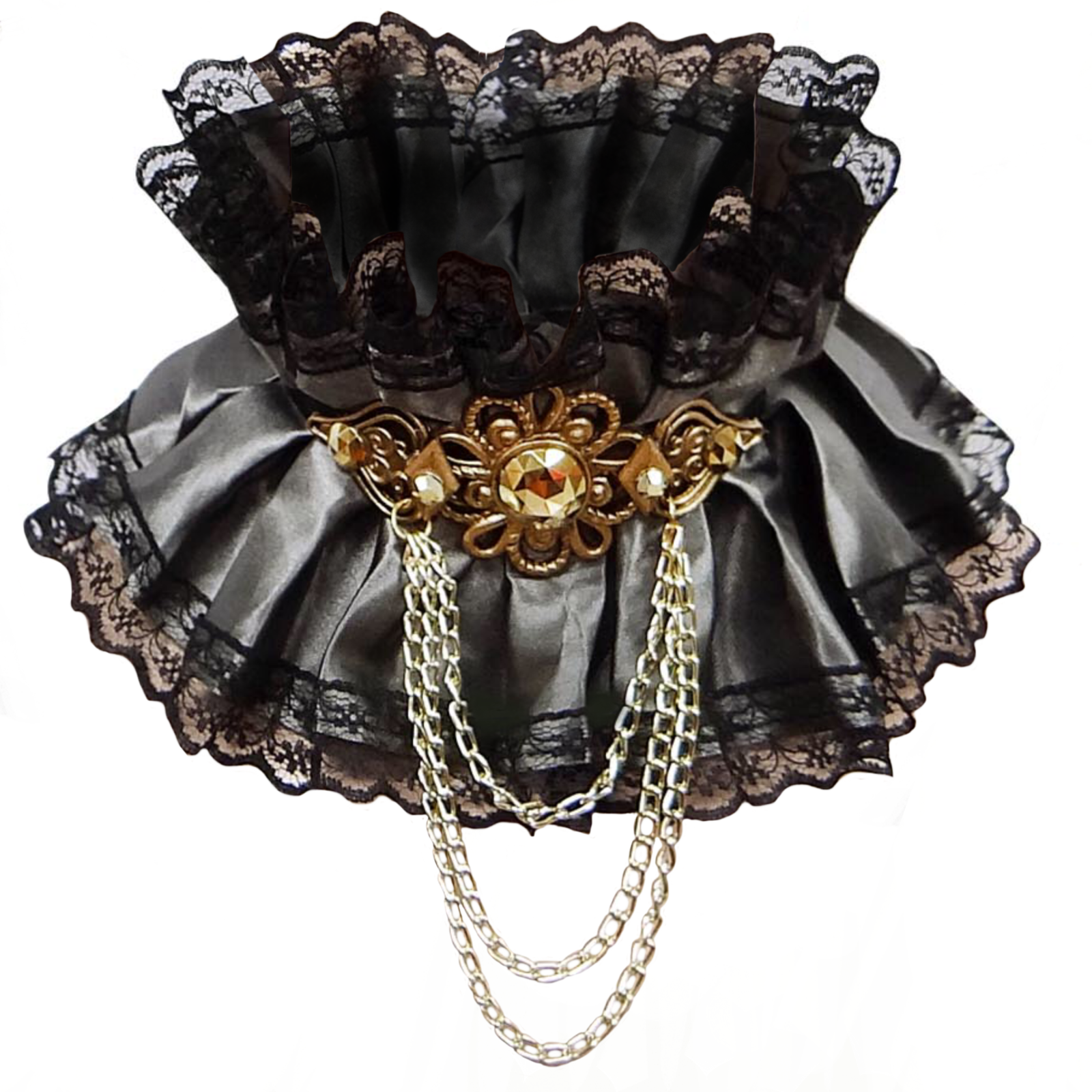 Ruffed Collar Victorian Style