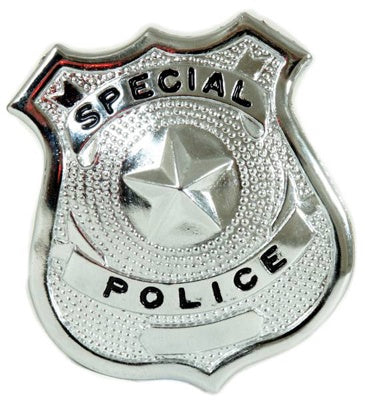 Silver Police Badge