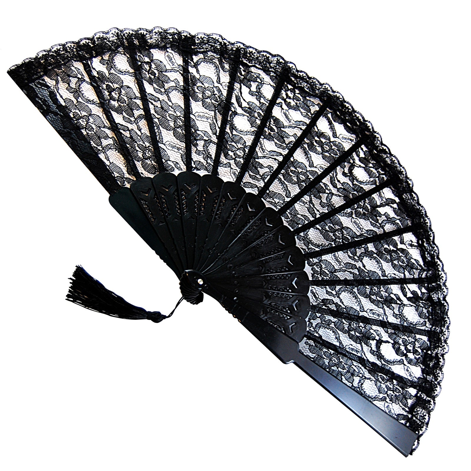 Lace Fan with Tassel