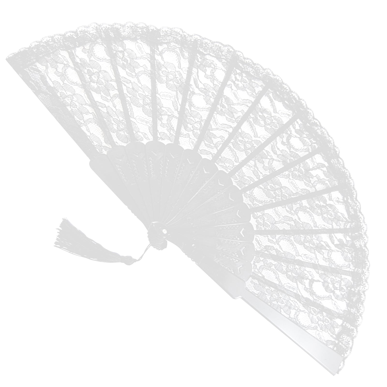 Lace Fan with Tassel