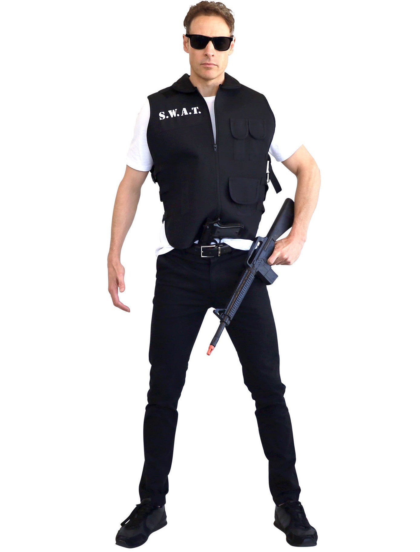 SWAT Vest Mens Costume