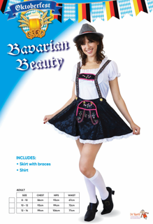 Bavarian Beauty Womens Costume