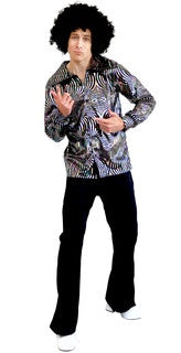 Disco Dude Shirt Mens Costume
