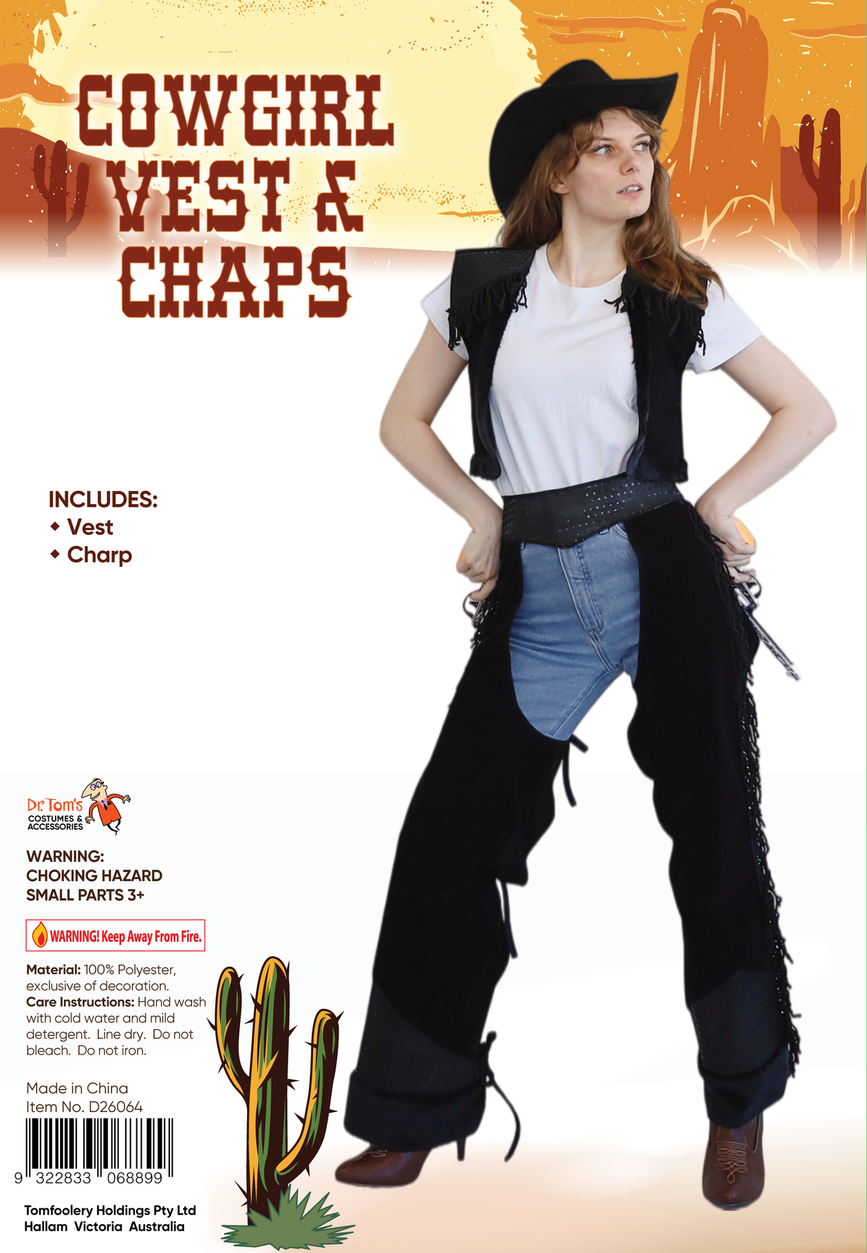 Cowgirl Vest and Chaps
