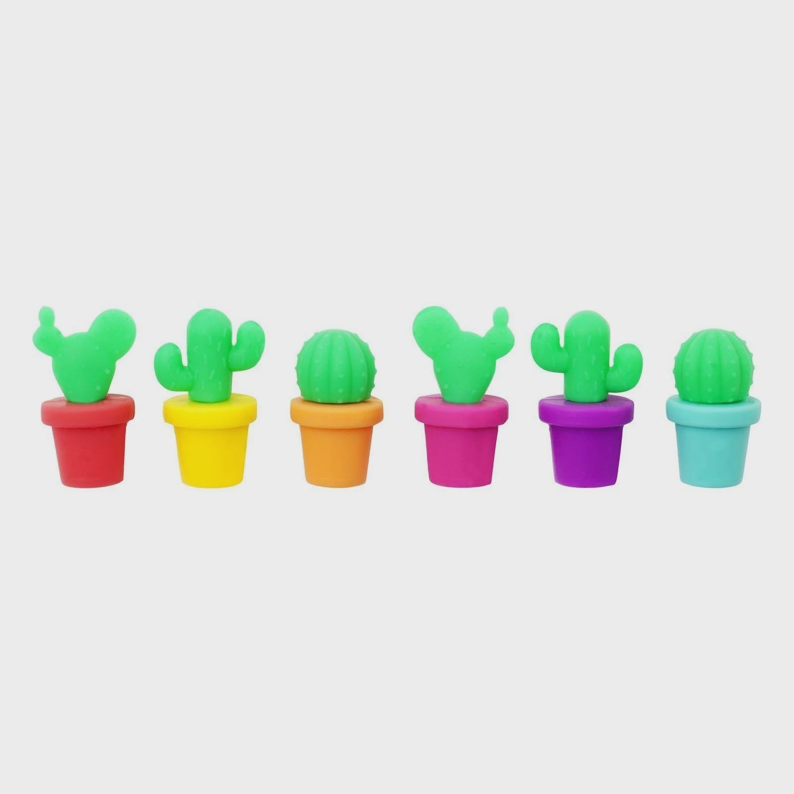 Reusable Cactus Glass Markers