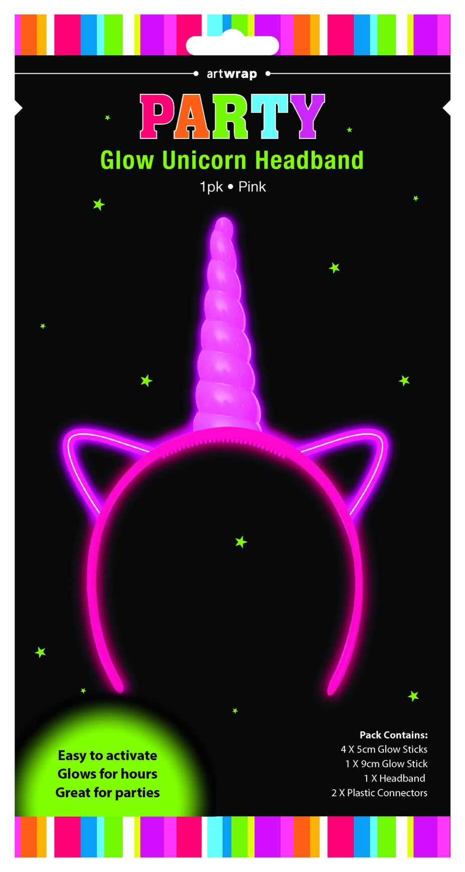 Glow Unicorn Headband (Pack of 1)