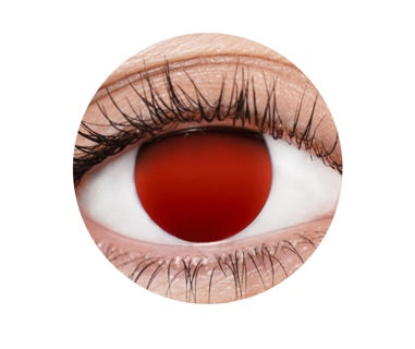 Blind Red Contact Lenses