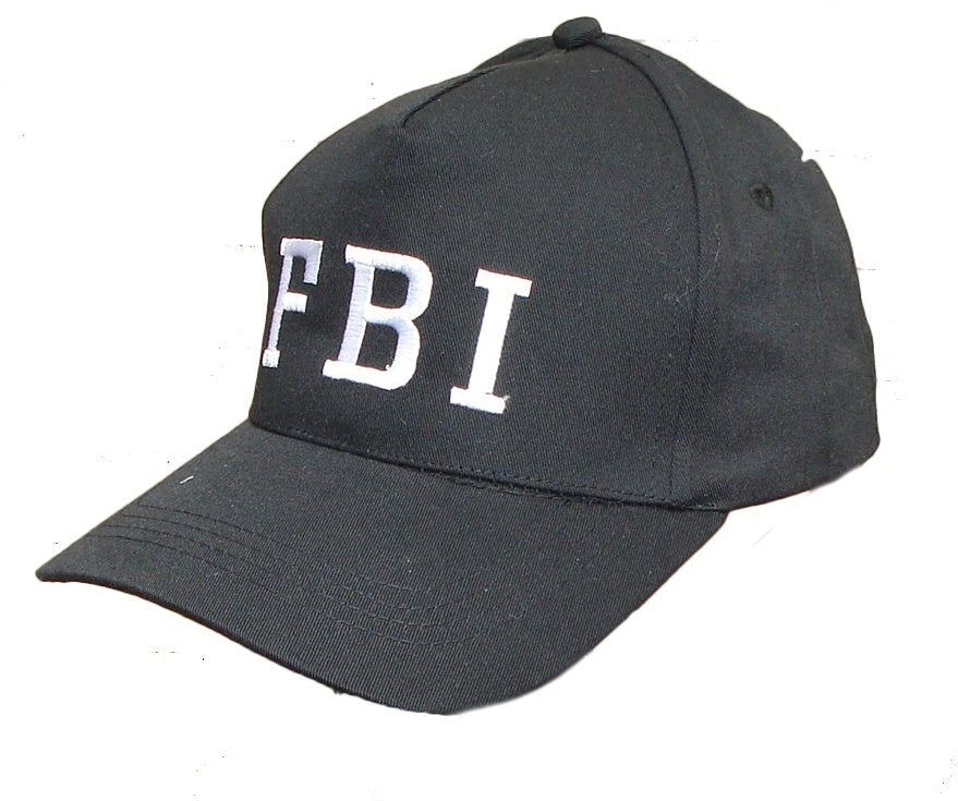 Black FBI Cap