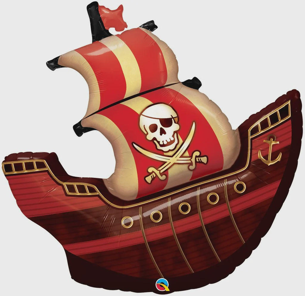 Pirate Ship Supershape Foil Balloon