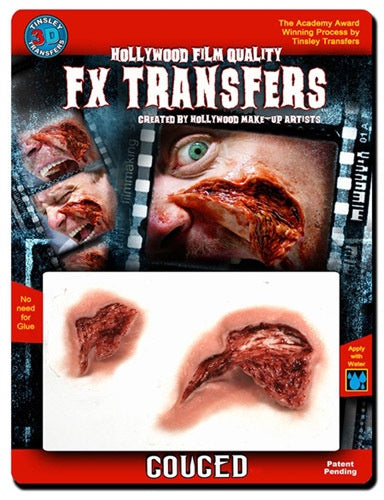 Gouged 3D Hollywood Wound FX Transfer - Medium