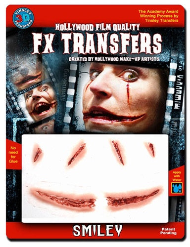 Smiley 3D Hollywood Wound FX Transfer - Medium