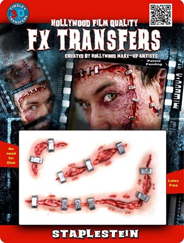 Stapleskin 3D Hollywood Wound FX Transfer - Medium