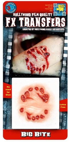 Big Bite 3D Hollywood Wound FX Transfer - Small