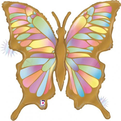 Opal Butterfly Shape Foil Balloon