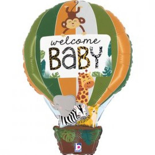 Jungle Welcome Baby Shape Foil Balloon