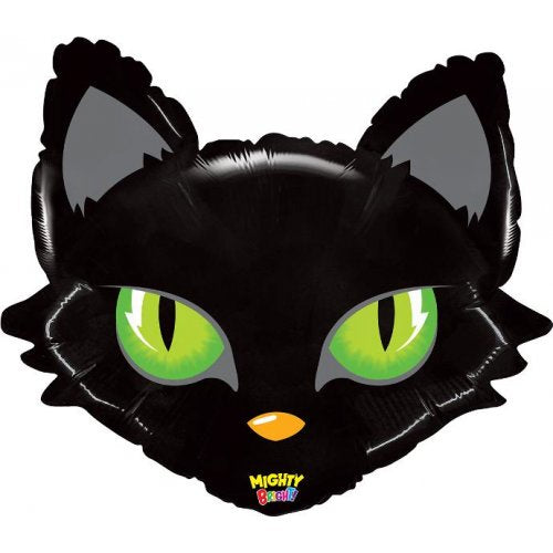 Mighty Cat Head Foil Balloon