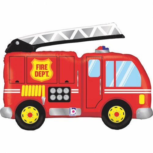 Firetruck Shape Foil Balloon