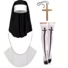 Vintage Nun Womens Costume Set