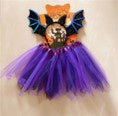 Purple Bat Tutu Skirt & Headband Set