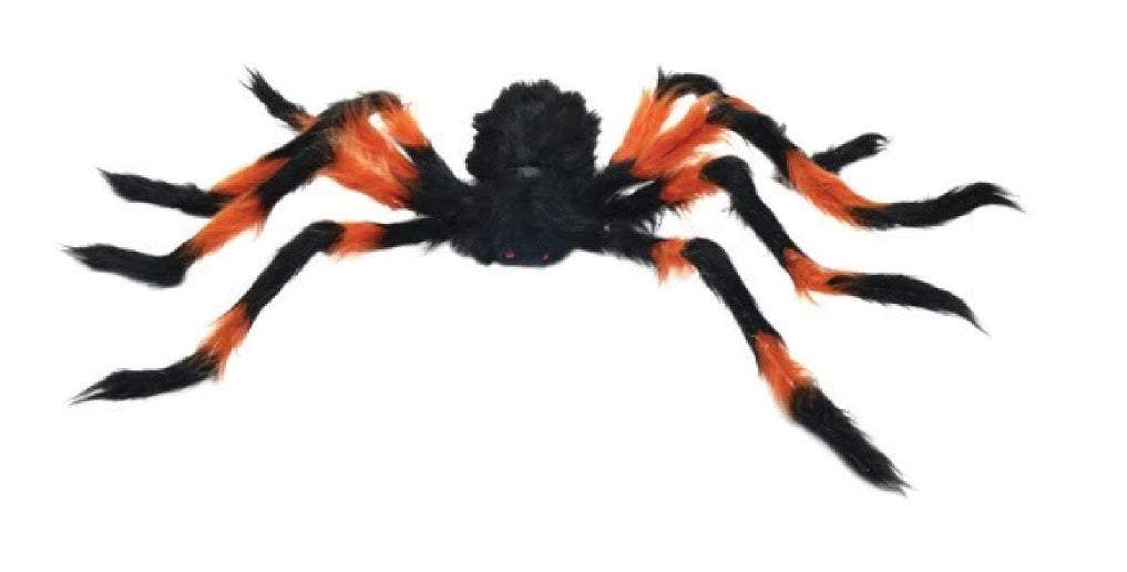 Orange Fuzzy Spider 75cm