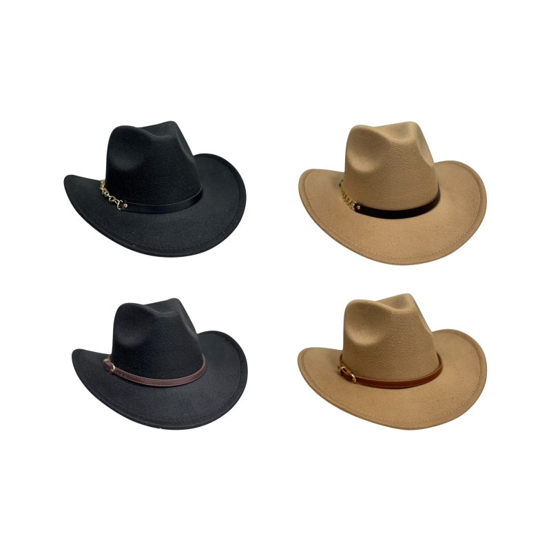Suede Look Cowboy Hat