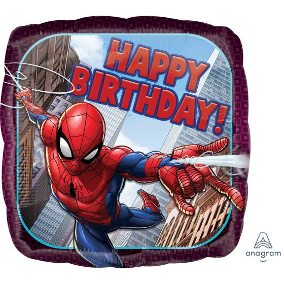 Spider-Man Happy Birthday Foil Balloon