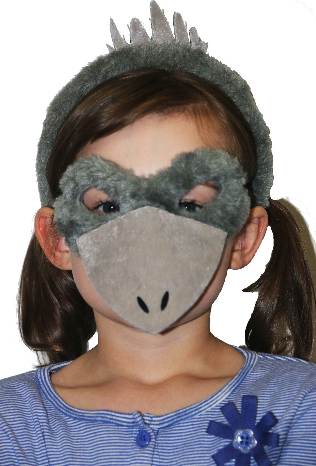 Emu Animal Headband and Mask Set