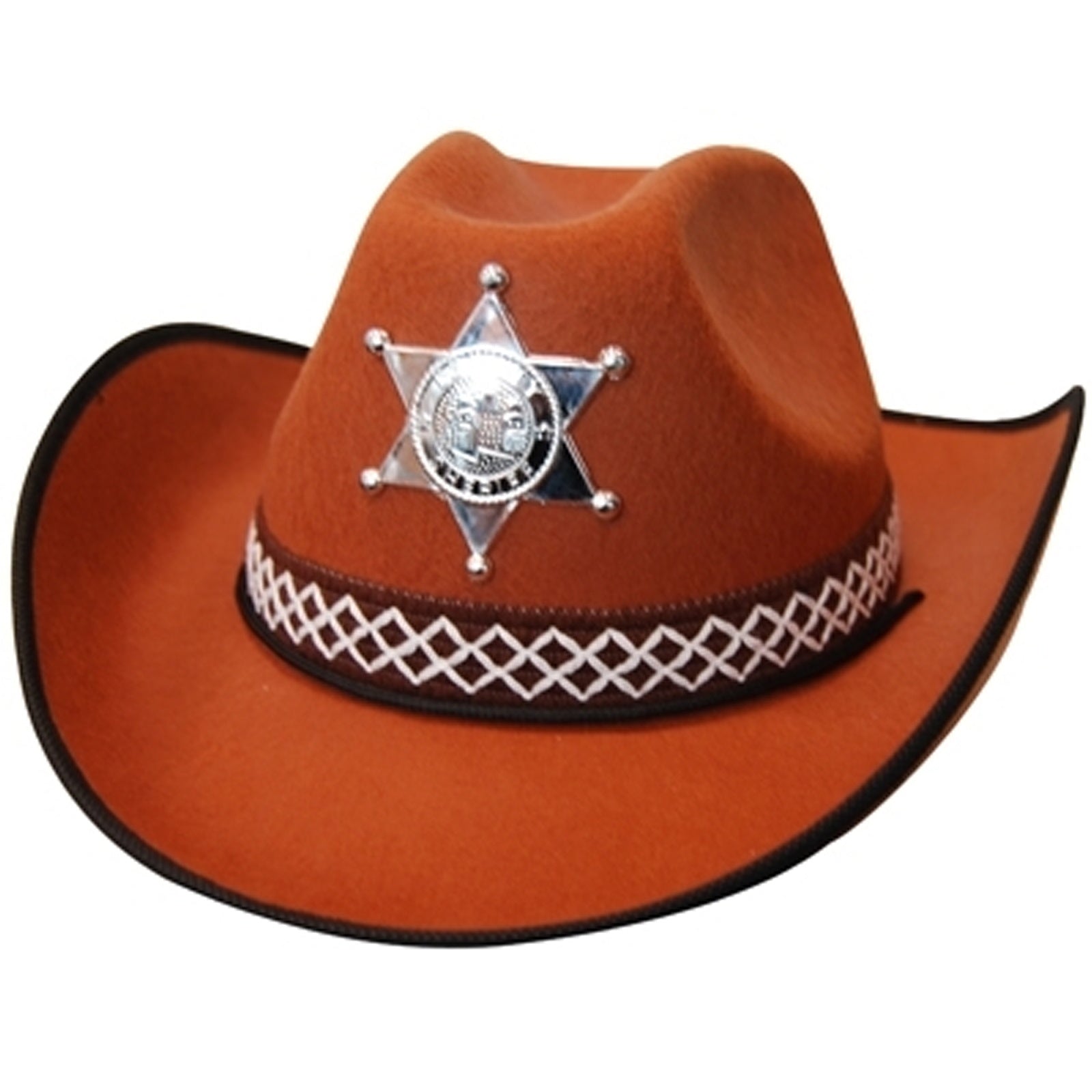 Brown Feltex Cowboy Hat with Star