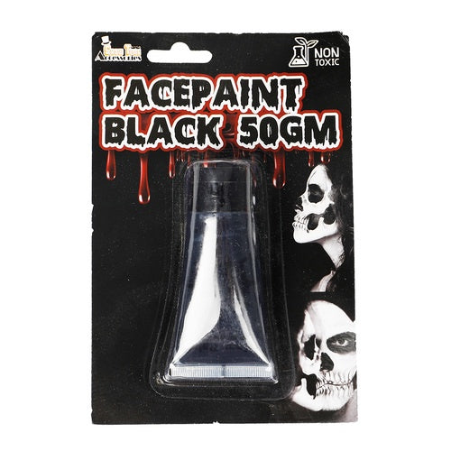 Black Halloween Face Paint 50g
