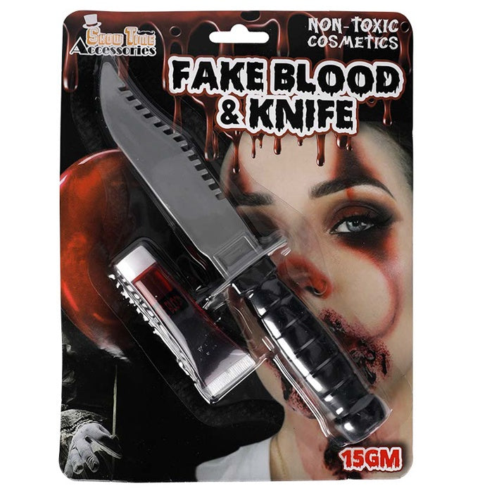 Knife & Fake Blood 15gm