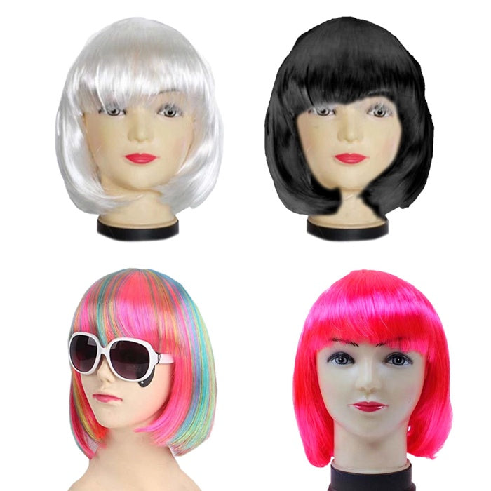 Wigs Short Hair 4 Assorted