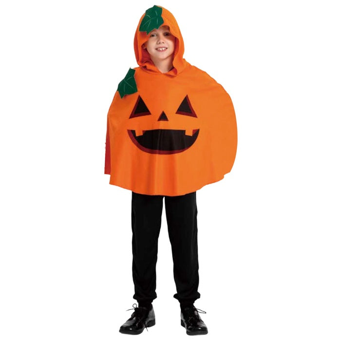 Pumpkin Poncho Kids Costume