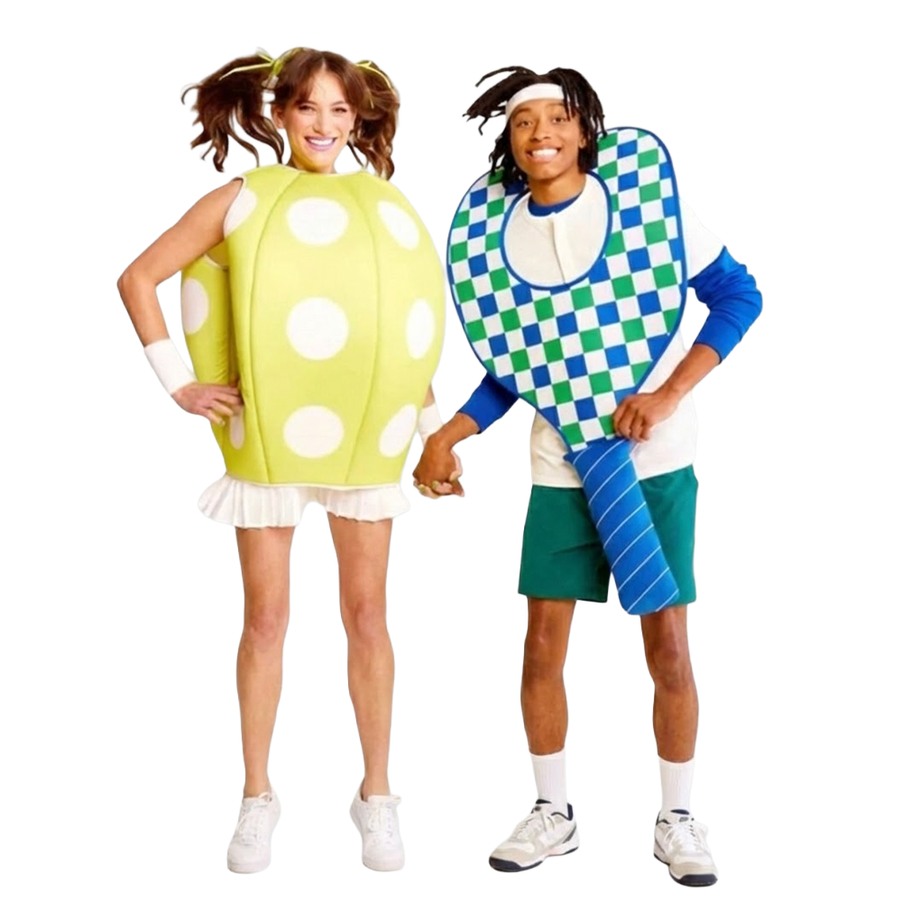 Pickleball and Racquet Couple Costume