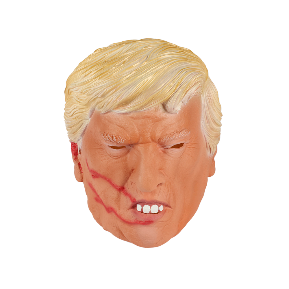Gunshot President Latex Mask