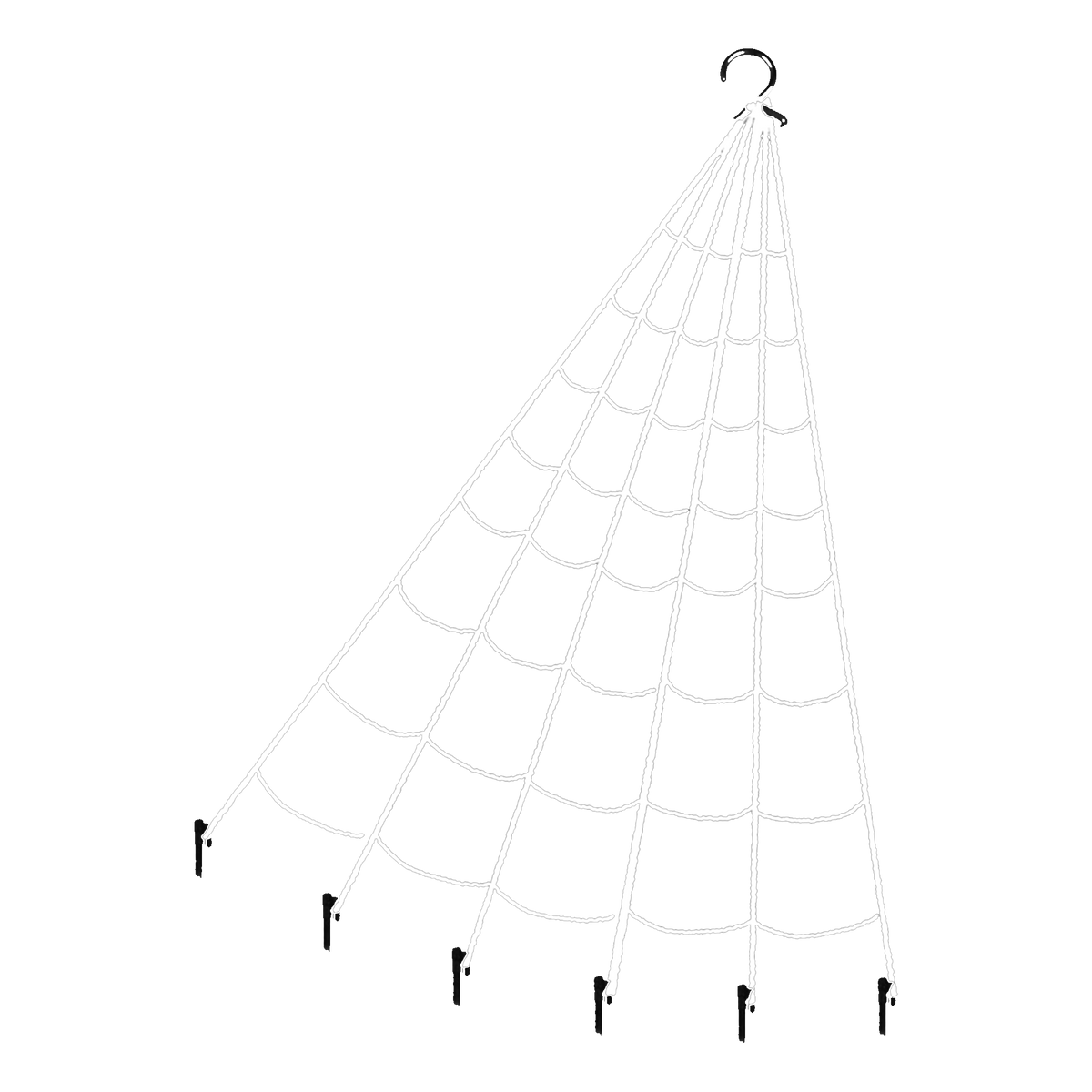 Spider Web Outdoor with Pegs 5m