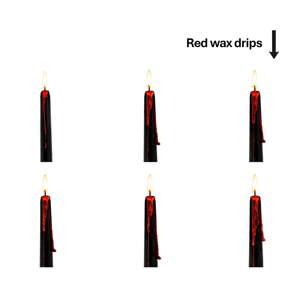 Colour Drip Candles (Pack of 2)