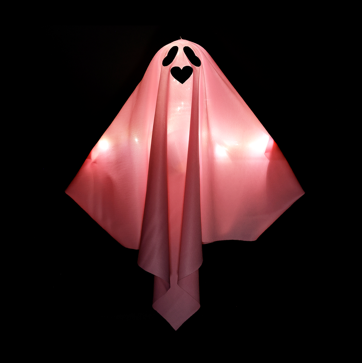 Pink Hanging Ghost Light Up