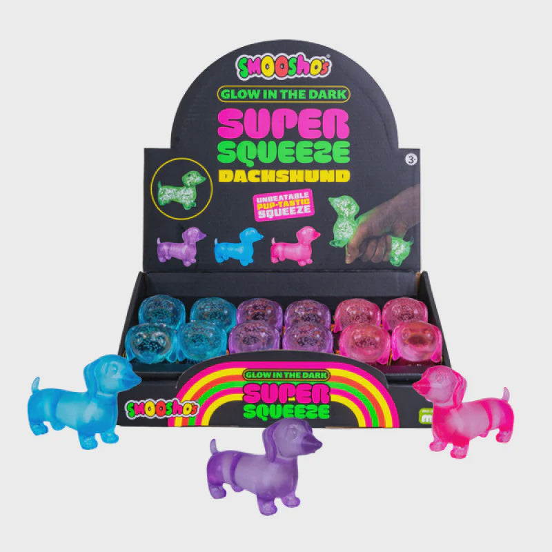 Smooshos Super Squeeze Glow  Dachshund
