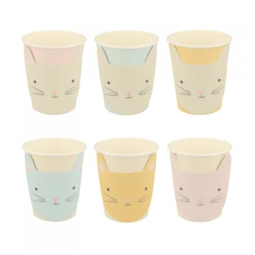 Meri Meri Cute Kitten Cups - Set of 8