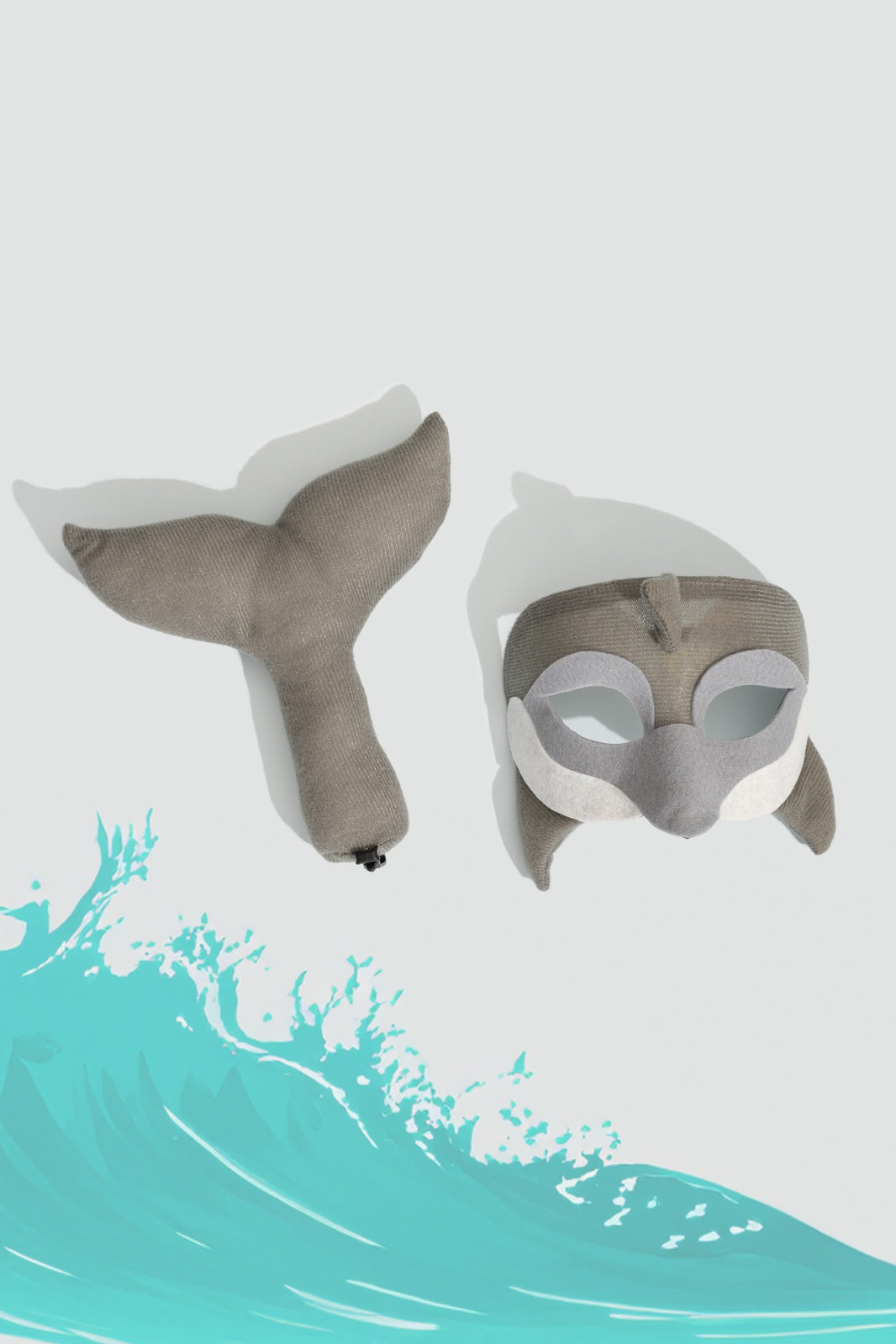 Dolphin Deluxe Mask and Tail Set
