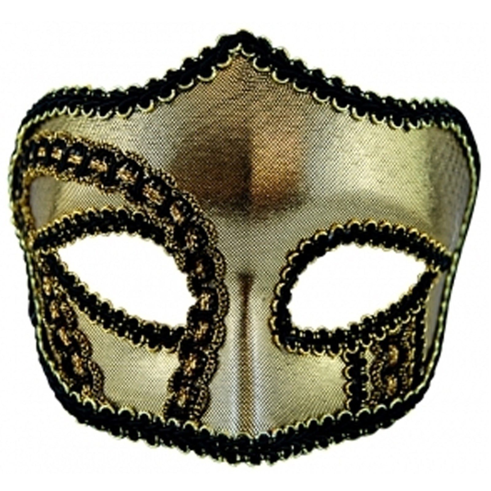 Gold Mens Style Masquerade Mask