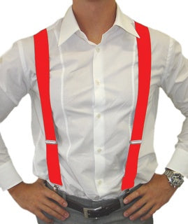 Red Brace Suspenders