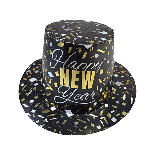 Happy New Year Paper Top Hat