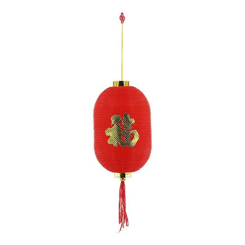 Chinese New Year Fortune Tassel Lantern 7x16cm