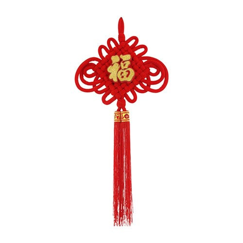 Fortune Knot Tassel Pendant Chinese New Year 40x70cm