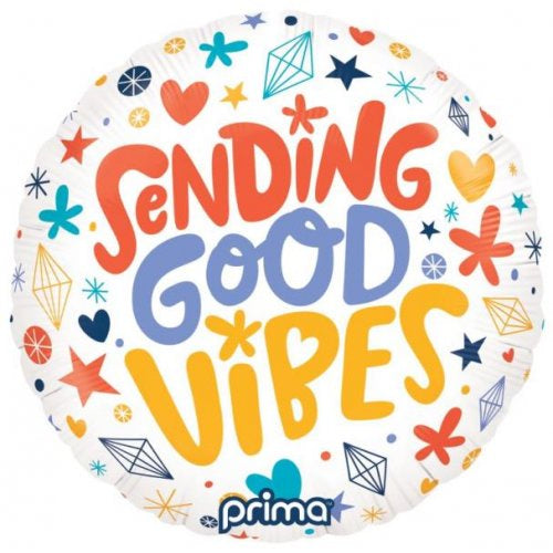 Sending Good Vibes 18inch Foil Balloon