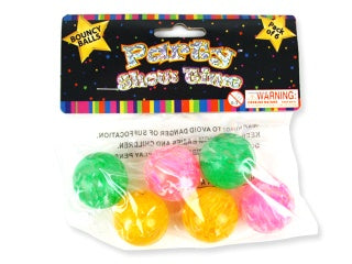 Bouncy Balls Party Favours (Pack of 6)