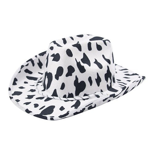 Cow Print Cowboy Hat