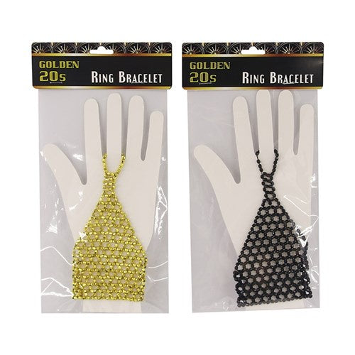 Golden 20s Ring Bracelet