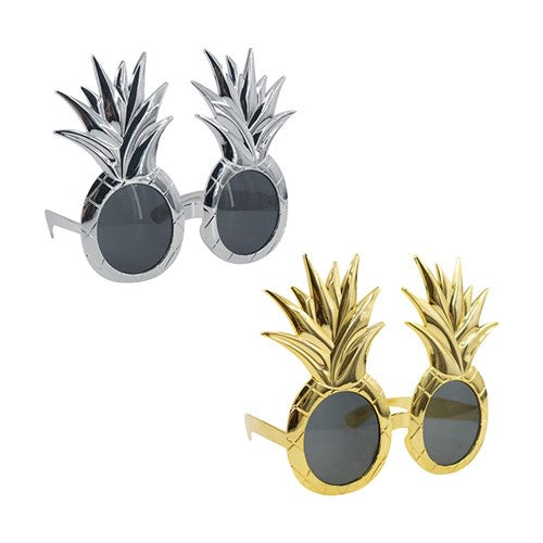 Metallic Pineapple Party Sunglasses